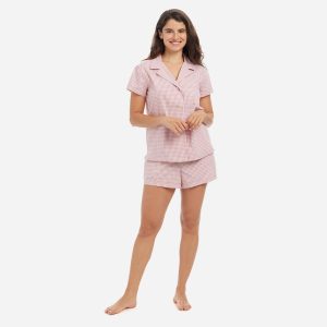 Gingham Cotton Classic Short PJ Set