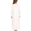 Women's Victorian Nightgown Long Sleeve Nightgowns Vintage Autumn Night Shirt
