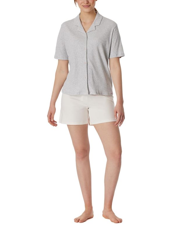 Cotton Modal Mix Short Pyjama Set - Women's Nightwear Set