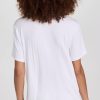 Women's Gisele Rib Relaxed Short Pj Set, White, XS
