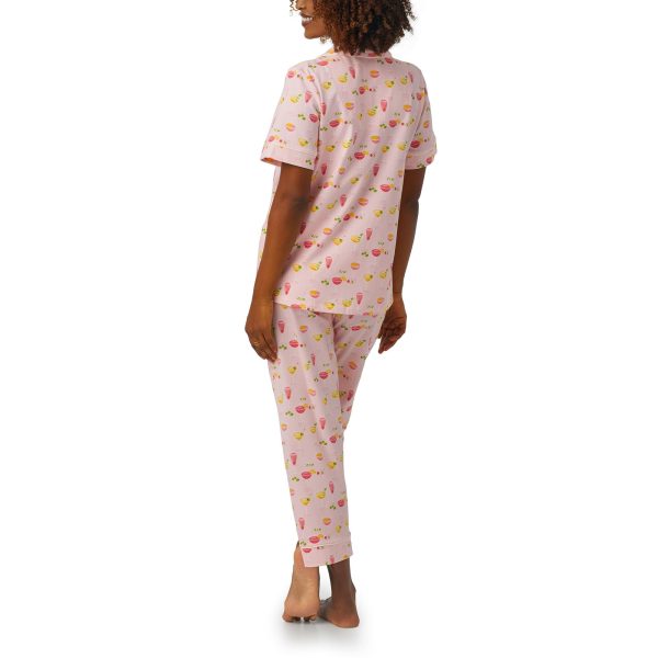 BedHead PJs Short Sleeve Cropped PJ Set