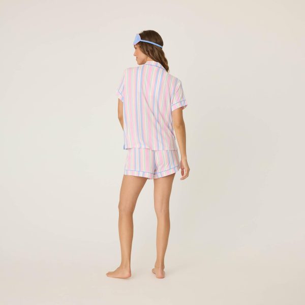 Women's Bayside Dreams 2-Piece Short-Sleeve Pajama Set with Headband