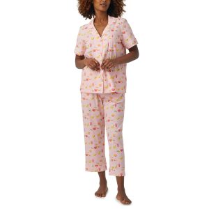 BedHead PJs Short Sleeve Cropped PJ Set