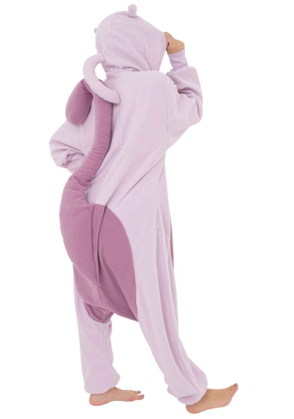 Pokemon Mewtwo Kigurumi - Luxurious Adult Onesie Halloween Costume | Pokemon Pajamas | Easy Care, Durable Cosplay