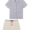 Cotton Modal Mix Short Pyjama Set - Women's Nightwear Set