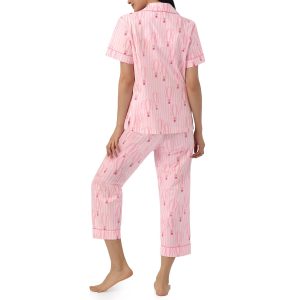 Women's Organic Cotton Classic Cropped Pj Set