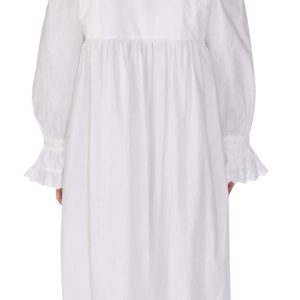 Sleepwear for Women - Button Down Nightgowns for Women, Amelia 100% Cotton Robe