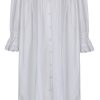 Sleepwear for Women - Button Down Nightgowns for Women, Amelia 100% Cotton Robe