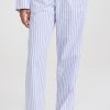 Womens Long Sleeve Notch Collar & Pant Sleepwear Pajama Set, Organic Cotton