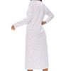 Long Sleeve Cotton Nightgowns for Women Soft Ladies Cotton Nightgown Long Sleep Dress Nightdress Nighties