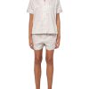 Women's Short Pj Set Length 25", Inseam 3"