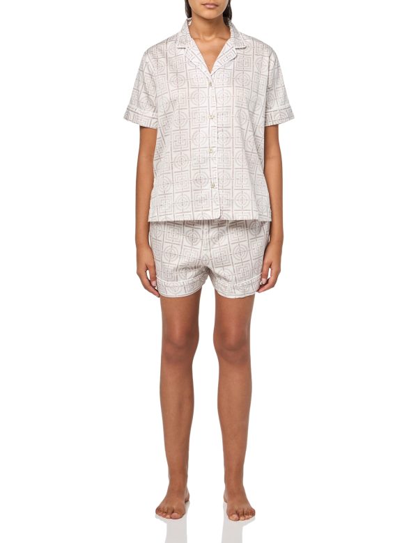 Women's Short Pj Set Length 25", Inseam 3"
