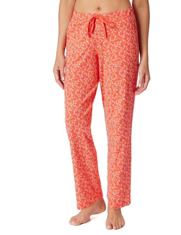 Cotton Long Trousers with Pattern - Mix + Relax Women's Pyjamas
