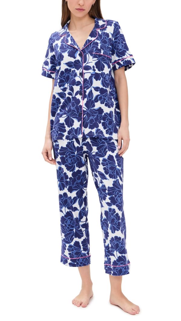 BedHead PJs Women's Cotton Jersey Knit Classic Cropped PJs