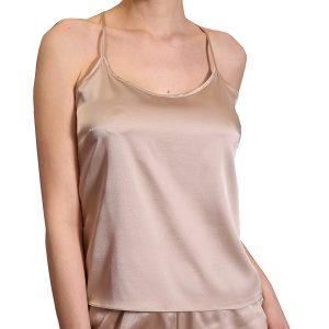 Womens Pure Natural Silk Cami Shorts PJ Set Sleepwear Nightwear