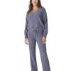 Women's Cable Crew Lounge Long Sleeve Top