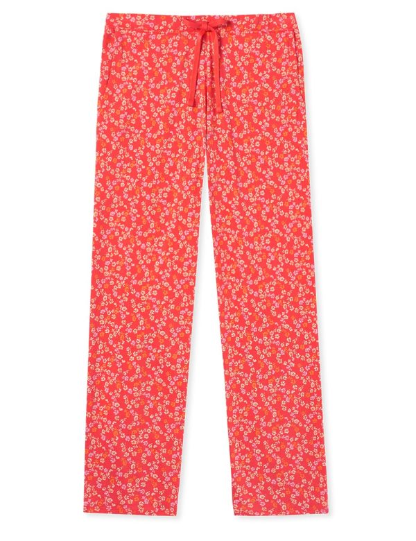 Cotton Long Trousers with Pattern - Mix + Relax Women's Pyjamas