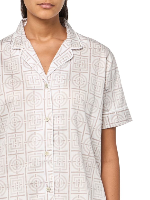 Women's Short Pj Set Length 25", Inseam 3"