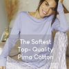 Incredibly Soft Pima Cotton Women's Pajamas Set - The Shooting Star
