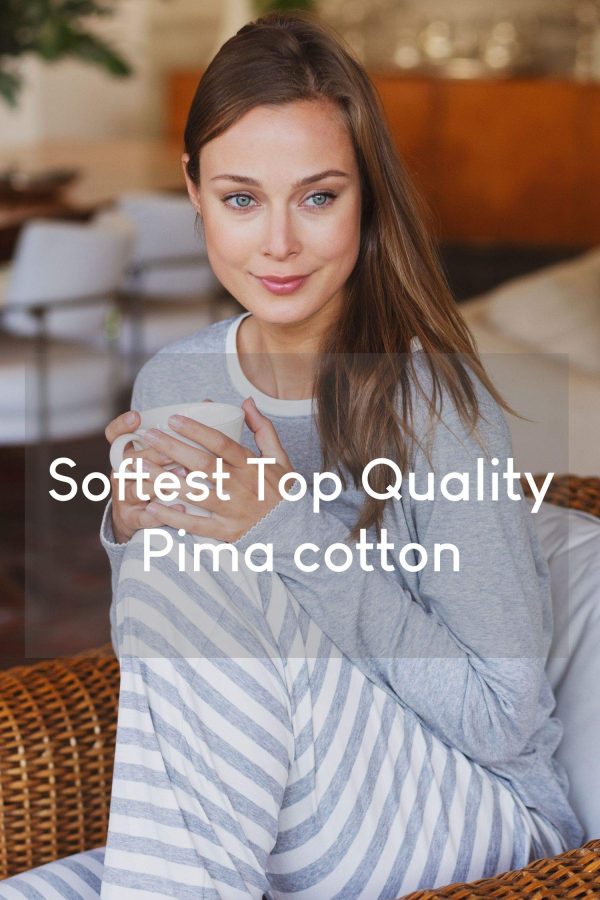 Incredibly Soft Pima Cotton Women’s Pajama Set The Soul Mate