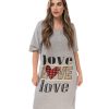 Short Sleeve Nightgown Sleepwear