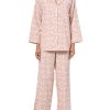 Women's Flannel Infinity Notch Pj Set Length: 28"/Inseam: 29"