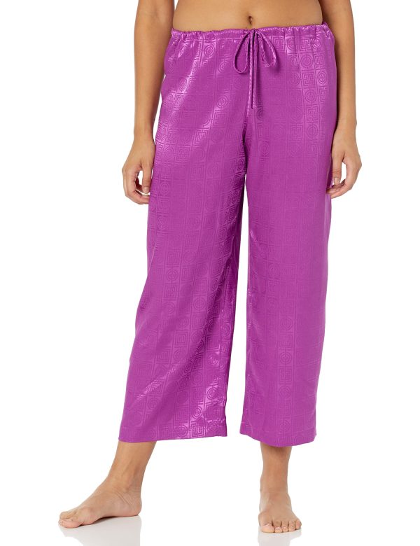 womens Infinity Jacquard Mandarin Pj Length 26"/ Inseam 26"